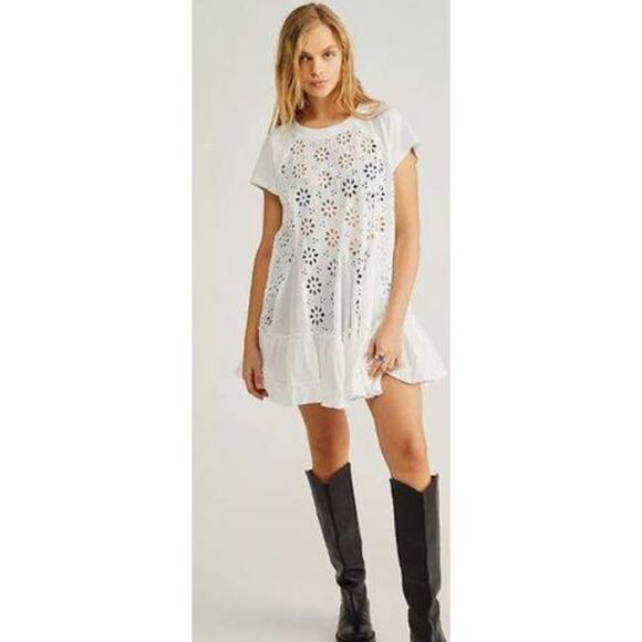 Free People Dresses & Skirts - Free People White Eyelet Dress